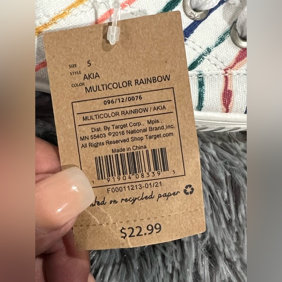 Mad Love multicolor rainbow shoes - Picture 5 of 6